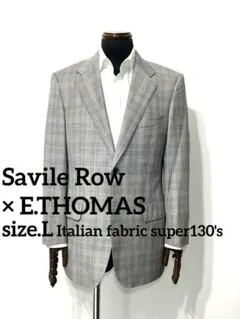 Savile Row◇イタリア製E.THOMAS生地◇メンズテーラードジャケットのサムネイル