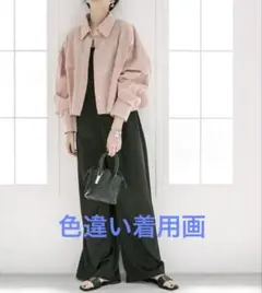 mystic オーバーショートシャツ　size Free