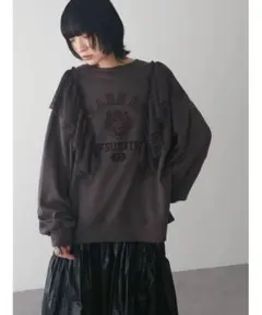 【新品】SUGAR SPOONタイガーptラッフルスウェットgreen park