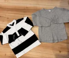 and D.⭐︎110サイズ ロンT2枚セット