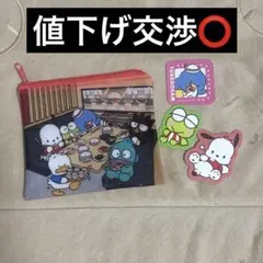 はぴだんぶい スシロー サンリオ コラボ限定 クリアポーチ