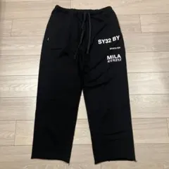 SY32 SEPARATE GRAPHIC CUT OFF PANTS
