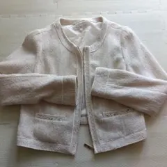 PROPORTION BODY DRESSING ノーカラーツイードジャケット