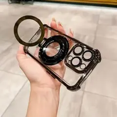 【新品】iPhone16　スマホケース　ブラック　シリコン