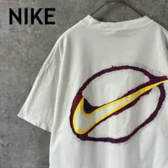 NIKE 90s Tシャツ　半袖　バックプリント　Mメンズ スウォッシュロゴ