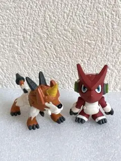 デジモン フィギュア 2体セット　キーホルダーのサムネイル