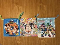 ディズニーキャラクター 巾着袋セット