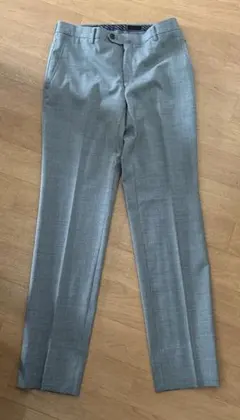 ミスタージュンコ　スラックス　メンズ　ストレートパンツ　ウール　通勤