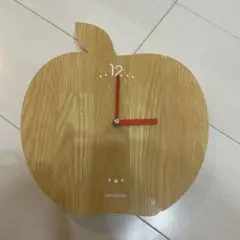 りんご型　掛け時計　　①