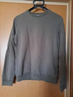 お値下げ⭐ スローン⭐スビンギザコットン クルーネックスウェット2 カーキ