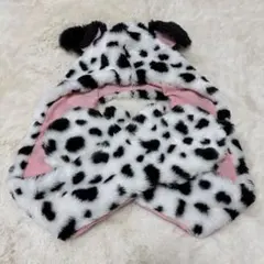 ディズニー　101匹わんちゃん マフラー ファンキャップ マフラーキャップ帽子