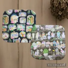 うささ☆22fabric生地使用☆レジ袋型マイバッグ☆yukiemon うささ様専用☆22fabric生地使用☆レジ袋型マイバッグ☆yukiemon