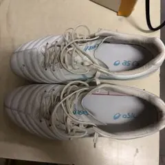 asics サッカースパイク ホワイト