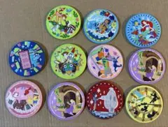 ディズニー 刺繍缶バッジ 11点セット