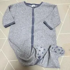 PETIT BATEAU プチバトー ロンパース 防寒　74cm