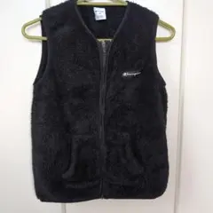 Champion　ボアフリースベスト　150 黒