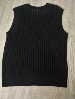 ユニクロ メッシュクルーネックショートセーター　ノースリーブ XL 2枚セット