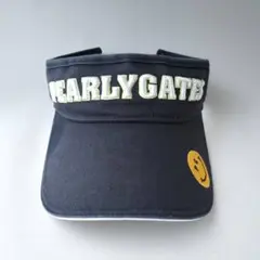 パーリーゲイツ サンバイザー　つばニコちゃん スマイル
