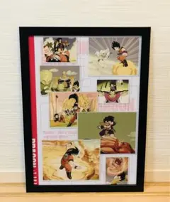 AC❽ ドラゴンボール イラスト【額付】サイヤ人編