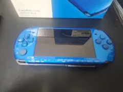 SONY psp 3000 本体 ブルー バッテリー無し ジャンク扱い