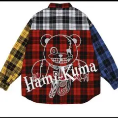 ハミクマ チェックシャツ USJ ハロウィン