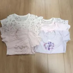 120cm　サンリオキャラクター　ディズニーミニー　肌着6枚まとめ売り