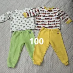 UNIQLO キルトパジャマ　サイズ100 2点セット こぐまちゃん　ミッフィ