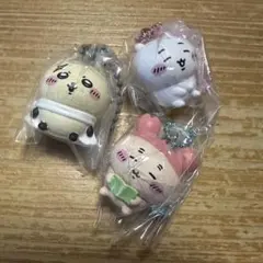 ちいかわマスコットつきビスケット キーホルダー 3個セット