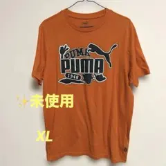 プーマ（PUMA）（メンズ）半袖Tシャツ メンズ グラフィック　オレンジXL