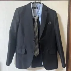 子供用フォーマルスーツ（黒・水色）　卒業式などに