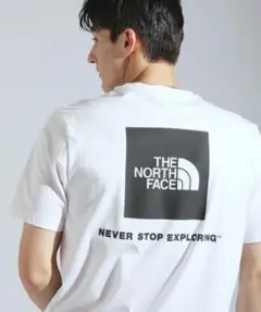 ノースフェイス スクエアロゴバックプリント Tシャツ BOXロゴ 半袖
