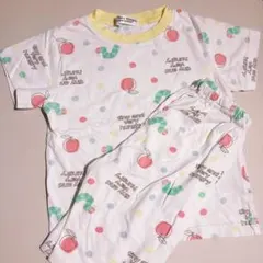 【美品】はらぺこあおむし パジャマ 半袖 上下セット 100
