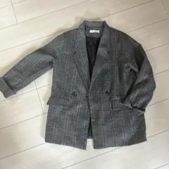 Bifrost STYLENOT チェック柄 ダブルブレストジャケット