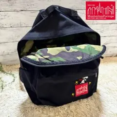 【美品】マンハッタンポーテージ リュック バック　スヌーピーコラボ　迷彩