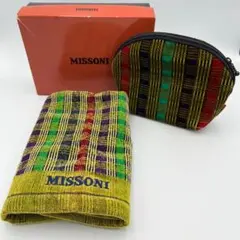 【新品未使用】MISSONI ミッソーニ ポーチ タオル セットのサムネイル