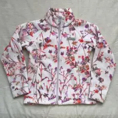 Columbia 花柄フリースジャケット Sサイズ