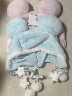 ディズニー ファンキャップ 星 パステル ピンク 水色 ミッキーミニー セット