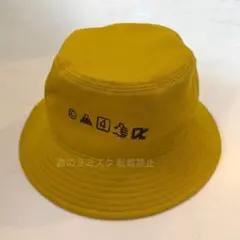 CA4LA カシラ バケットハット 綿 イエロー ドコモ 絵文字 コラボ バケハのサムネイル