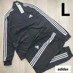 ☆新品未使用タグ付☆アディダスジャージ上下 スリーストライプス トラックスーツL