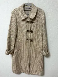 Lily Brown ビジューバックルツイードコート