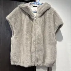 新品　フード付きジャケット 38 グレー