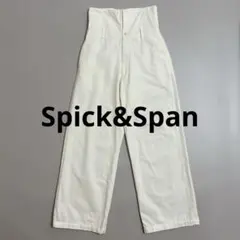 新品 Spick＆Span コットンバレルレッグパンツ＊白＊38 - メルカリ