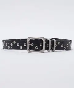 stefan cooke studded leather belt black - メルカリ