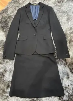 【オリヒカ】ブラックスーツ ジャケット&スカートセット S