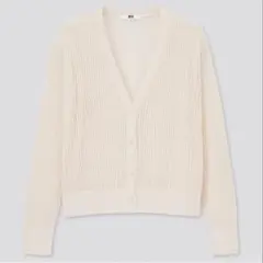 【UNIQLO】ハイツイストコットンショートカーディガン