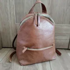 極美品】ブルネロクチネリ モニーレ メタリックレザー リュック バック 