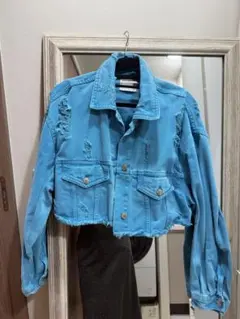 Bershka クロップドデニムジャケット