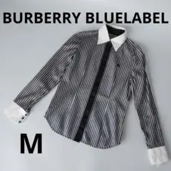 バーバリーブルーレーベル 38Mサイズ レディースシャツ モノトーン