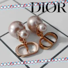 DIOR ディオール トライバル クリップイヤリング ピンクゴールドのサムネイル