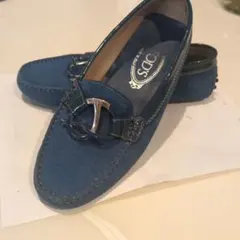 お値下げ　トッズ　ブルースエード　モカシン